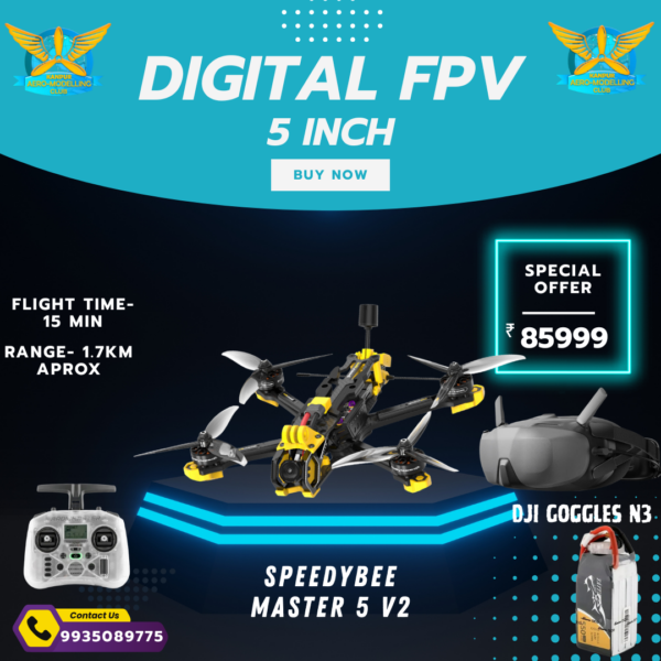 RTF Digital 5 Inch FPV Drone.