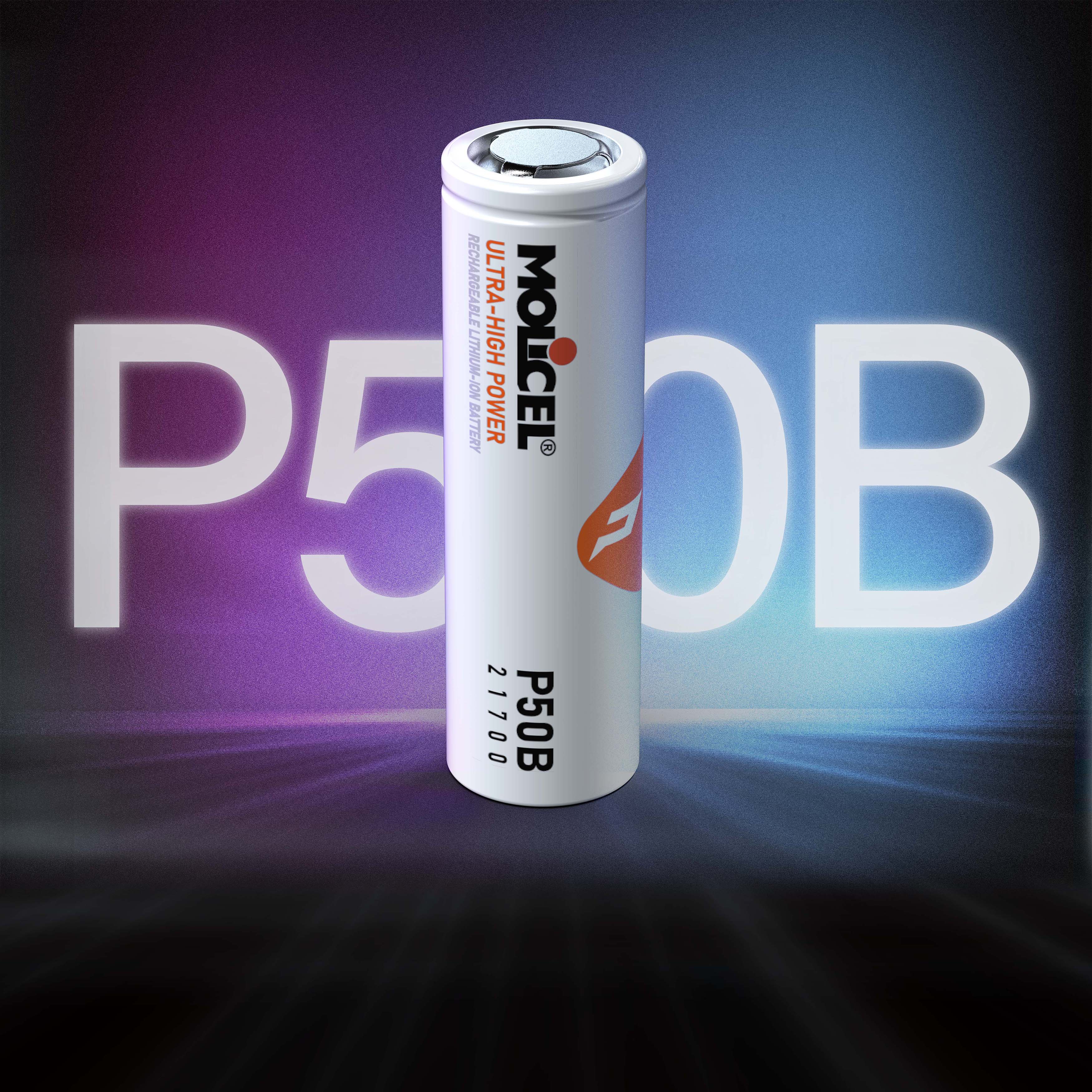Molicel 21700 P50B 5000mAh 60A Li-Ion Cell